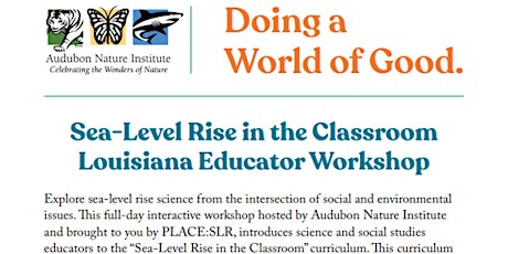 Sea-Level Rise in the Classroom Louisiana Workshop tickets