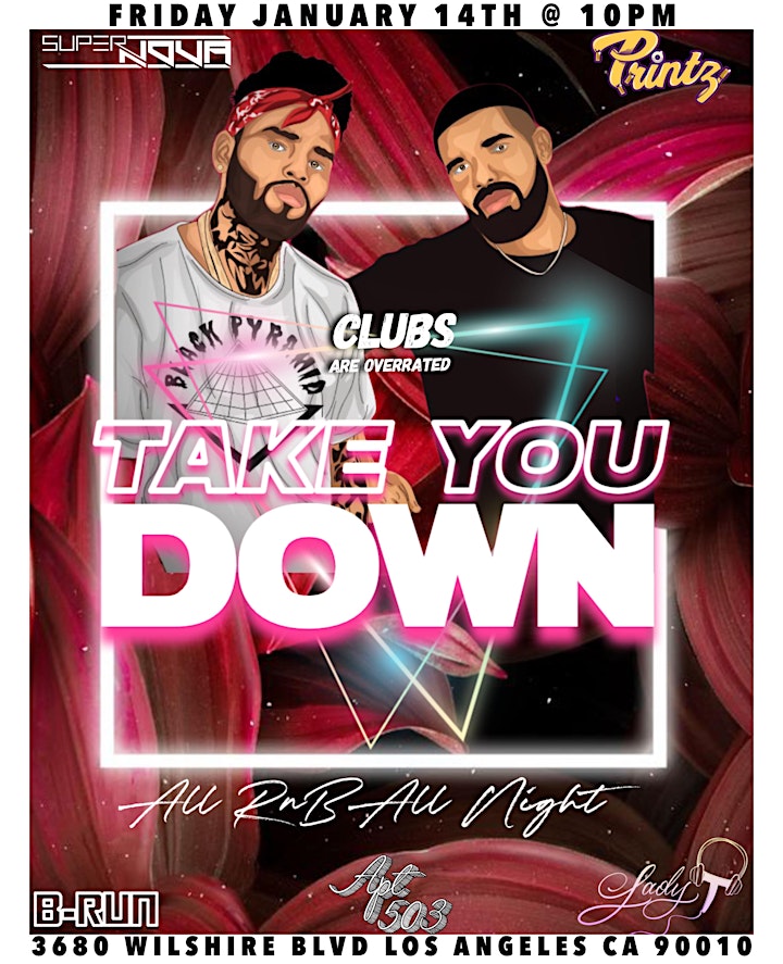 
		TAKE YOU DOWN : ALL RNB ALL NIGHT @ APT 503 image
