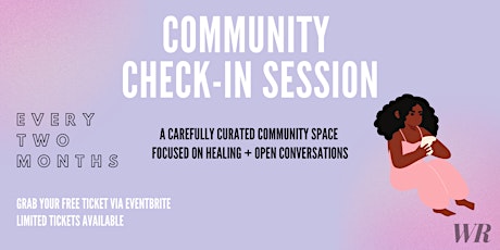 Community Check-In Session tickets