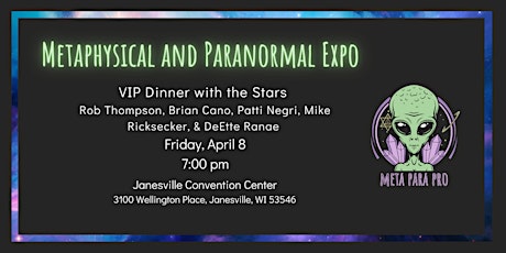 Dinner with the Stars - Metaphysical & Paranormal Expo tickets