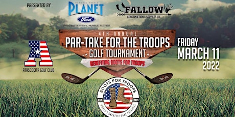 4th Annual Par-Take for the Troops Golf Tournament tickets