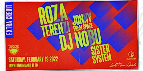 Roza Terenzi + DJ Nobu at The Ground tickets