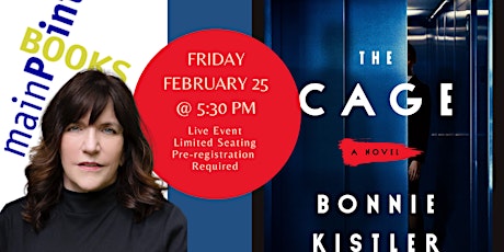 Bonnie Kistler, "The Cage" Book Launch tickets