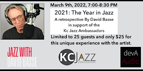 devAAudio Present HiFi Night with David Basse: 2021 The Year in Jazz tickets