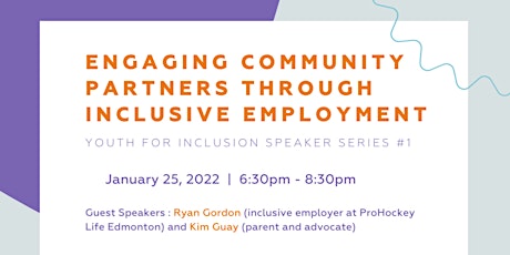 Engaging Community Partners Through Inclusive Employment tickets