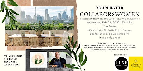 Collabor8Women February Lunch 2022 tickets
