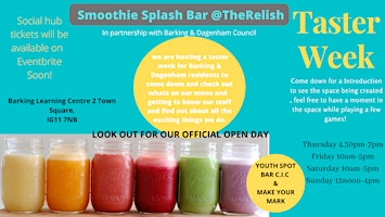 Smoothie Splash Bar @ The Relish serving Smoothies &  Mocktails