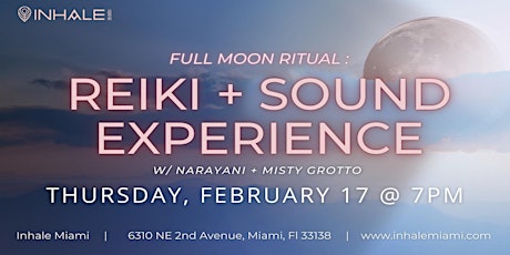 Reiki + Sound Experience: Full Moon tickets