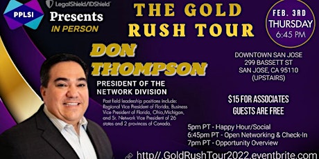 The Gold Rush Tour tickets