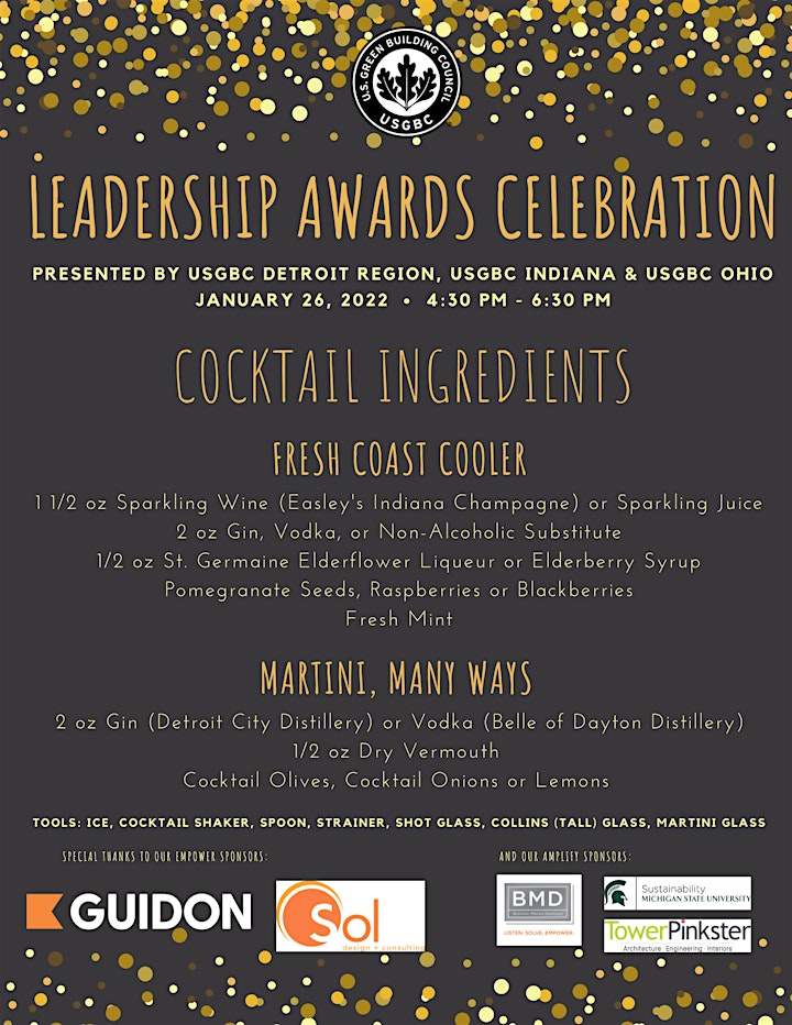 
		USGBC Leadership Awards Celebration for Indiana, Michigan & Ohio image
