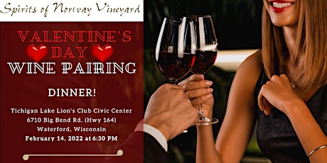Valentine's Day Wine Pairing Farm-To-Table Gourmet Dinner tickets