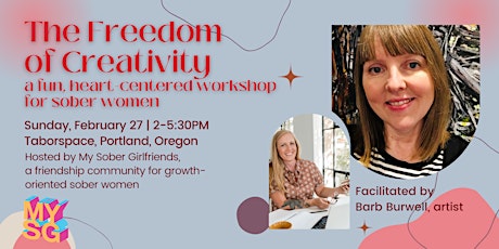 The Freedom of Creativity-- a fun, heart-centered workshop for sober women tickets