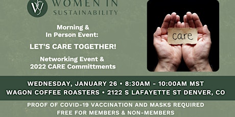 MORNING - Let's CARE Together! A Women in Sustainability Networking Event tickets