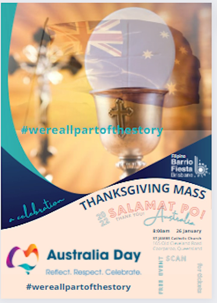 SALAMAT PO AUSTRALIA - Thanksgiving Mass , 8am - 26 January 2022 image