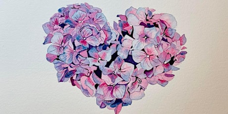 watercolour workshop - flower heart tickets