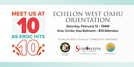 Echelon Orientation Event tickets
