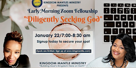Kingdom Mantles Ministry: Early Morning Manna Zoom Fellowship tickets