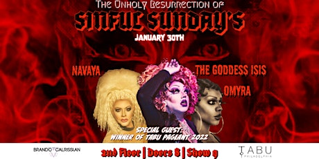 Sinful Sunday's - The Unholy Resurrection tickets