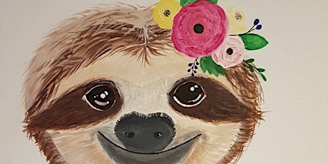 Sloth with flowers tickets