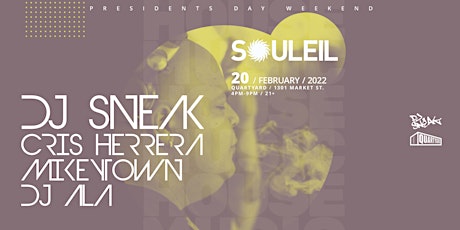 Imagen principal de Souleil presents DJ Sneak