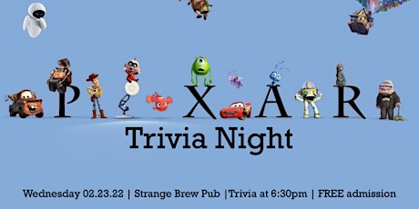 Pixar Trivia Night tickets