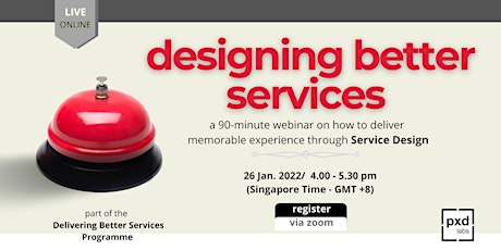 Designing Better Services - A Service Design Primer tickets