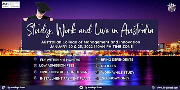 FREE WEBINAR: STUDY, WORK AND LIVE IN AUSTRALIA image