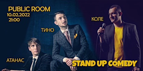 Stand up at Public Room - Atanas Tino i Kole tickets