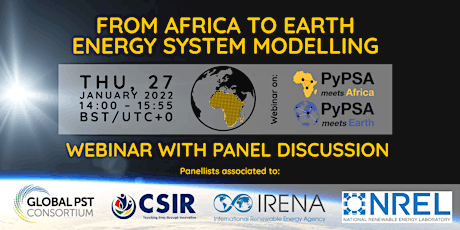 From Africa to Earth Energy System Modelling - PyPSAmeetsAfrica goes Global tickets