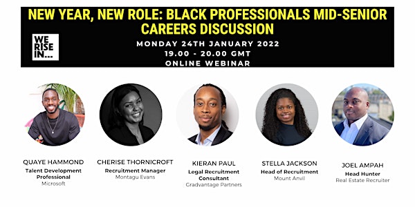 New Year, New Role: - Black Professionals Mid-Senior Level Careers Webinar