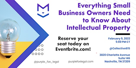 Everything Small Business Owners Need to Know About Intellectual  Property tickets