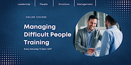 Managing Difficult People Training tickets