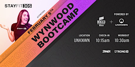 STAY FIT 305: Wynwood Bootcamp + Dance tickets