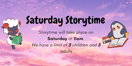 Saturday Storytime!! tickets