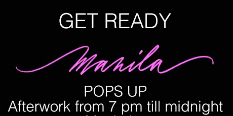 MANILA POP UP tickets
