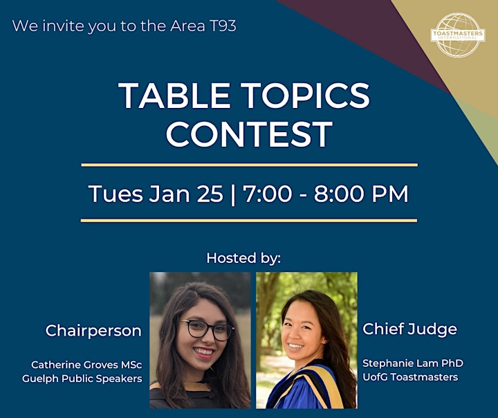 Area T 93 Toastmasters Table Topics Contest image
