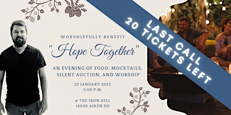“Hope Together”  a benefit for Joel Gerdis and WorshipFully tickets