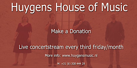Huygens House of Music Studio Concert tickets