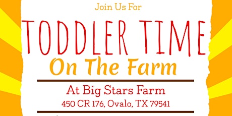 Toddler Time.. 4/7 tickets