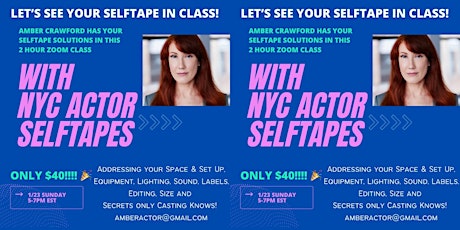 Selftape Solutions with Amber Crawford tickets