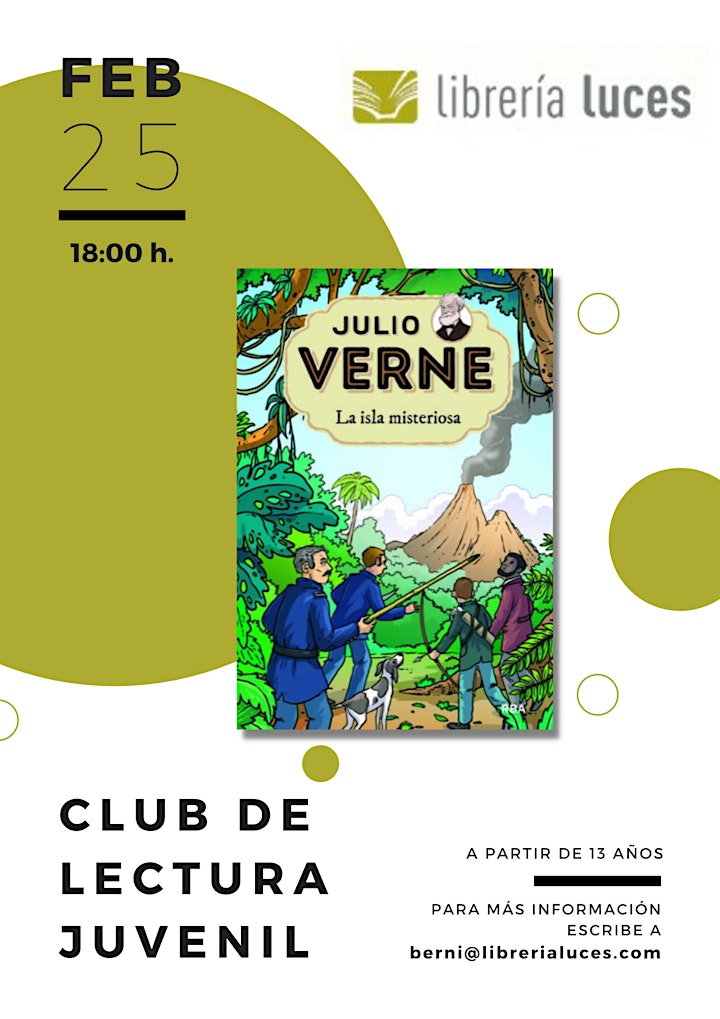 Imagen de Club de Lectura Juvenil · 'La isla misteriosa', de Julio Verne