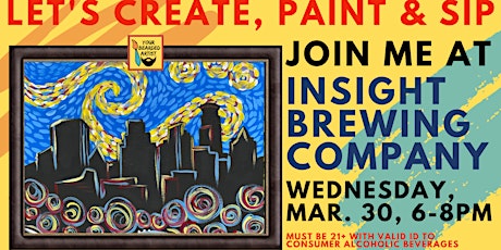 March 30 Paint & Sip at Insight Brewing Company tickets