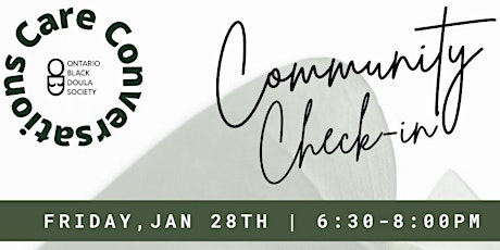 Care Conversations: Community Check-in tickets