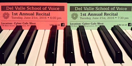 Del Valle School of Voice 1st Annual Recital primary image