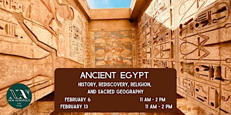 Ancient Egypt – History, Rediscovery, Religion, Sacred Geography tickets