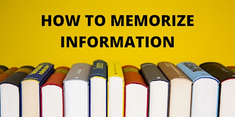 How To Memorize Information - Rio de Janeiro tickets