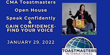 Your Invited to a Toastmaster Open House--Learn How to Speak Confidently tickets