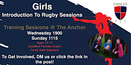 Paisley RFC Youth Rugby Training - Midi Girls tickets