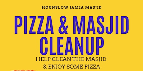 Pizza and Masjid Cleanup tickets