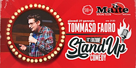 Stand-Up comedy - Tommaso Faoro live @Maite tickets
